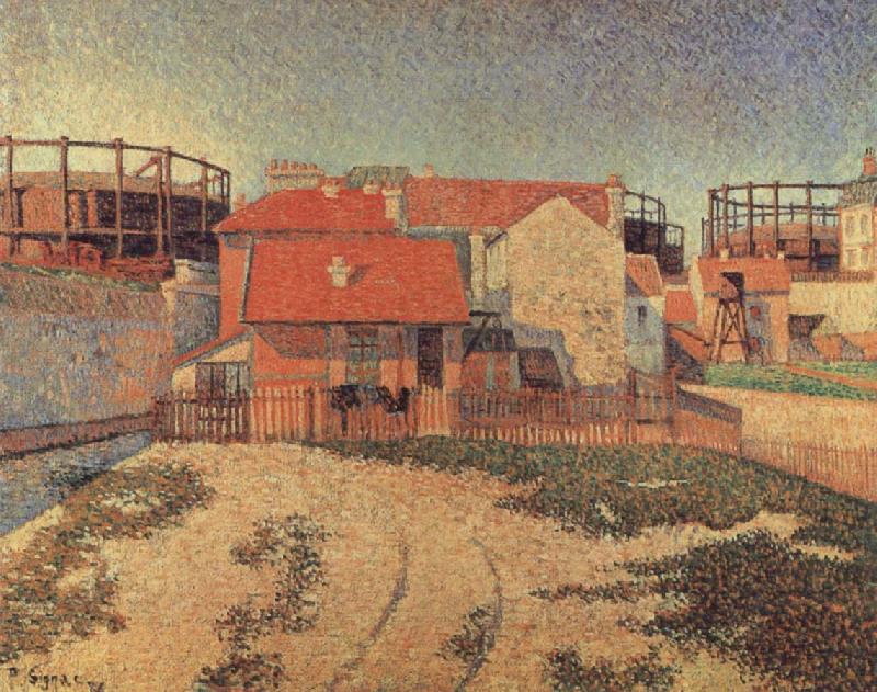 Paul Signac Gasometers at Clichy